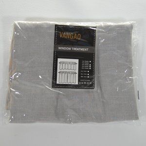 New 1 Gray window valance 49 x 17